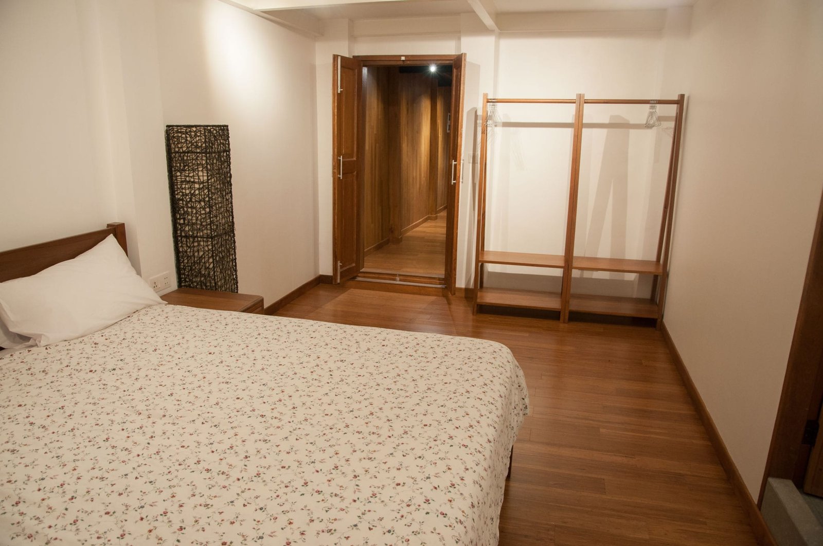 bedroom in colonial apartment yangon
