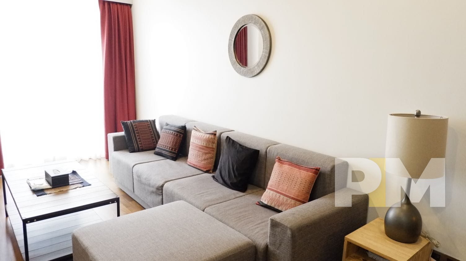 sofa set in yangon apartment