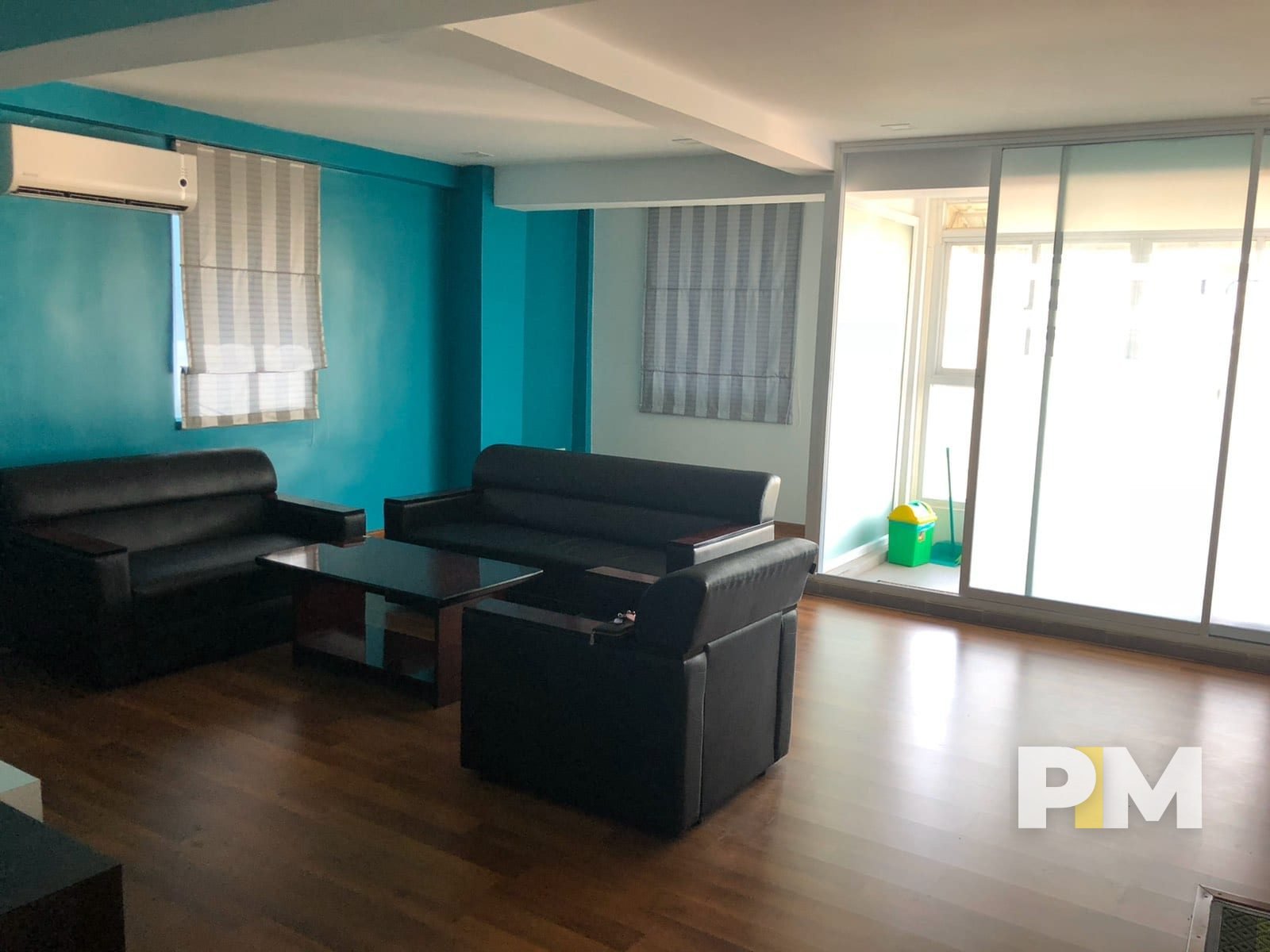 living room in apartment for rent in yangon