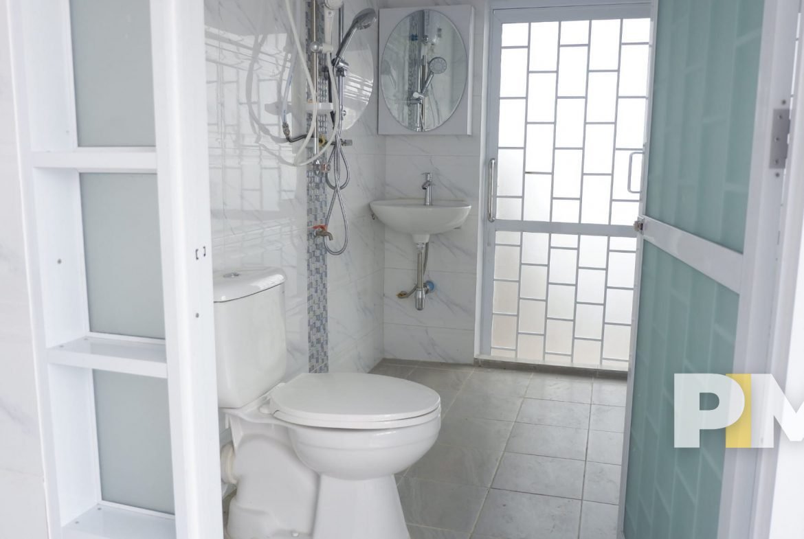 bathroom in sanchaung apartment