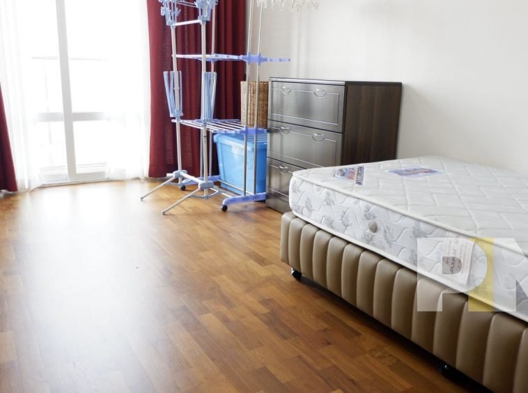 bedroom in yangon apartment