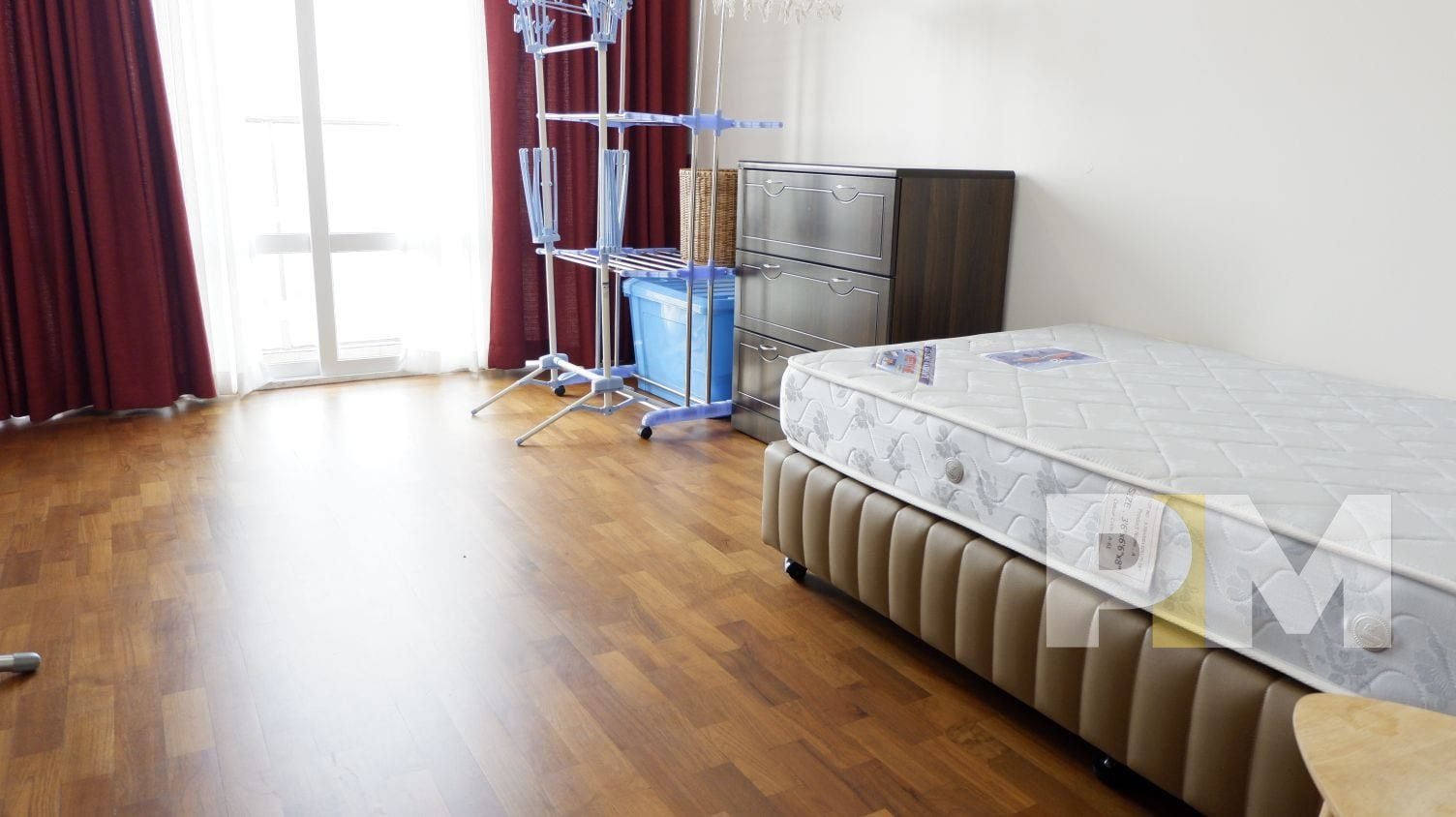 bedroom in yangon apartment