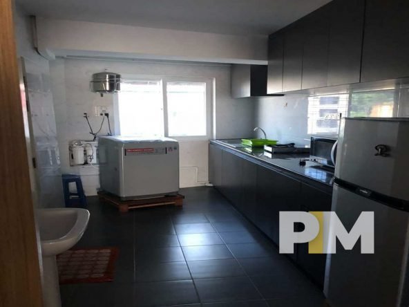 kitchen in apartment for rent in myanmar