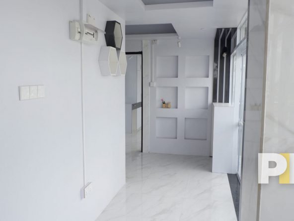 corridor in yangon