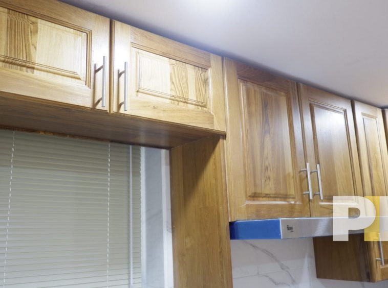 cupboards in rental apartment