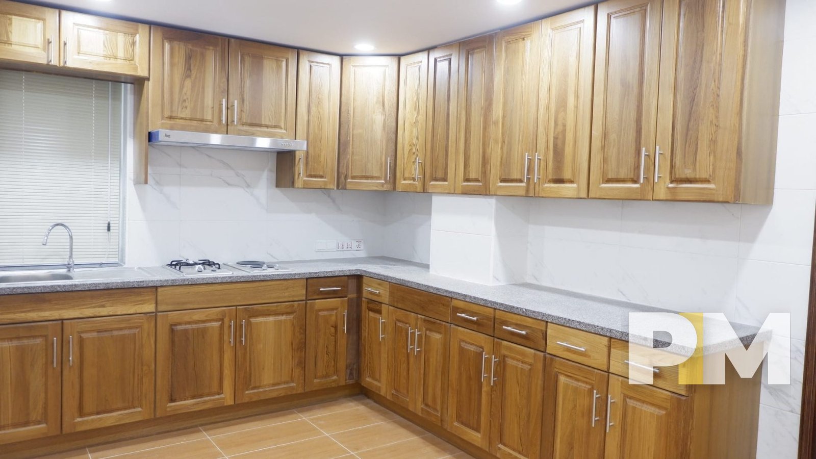 kitchen in a yangon apartment