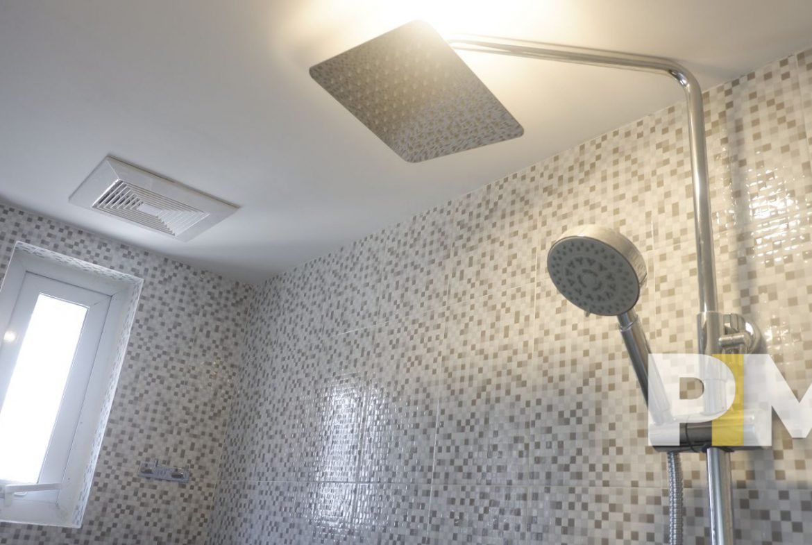 shower in penthouse