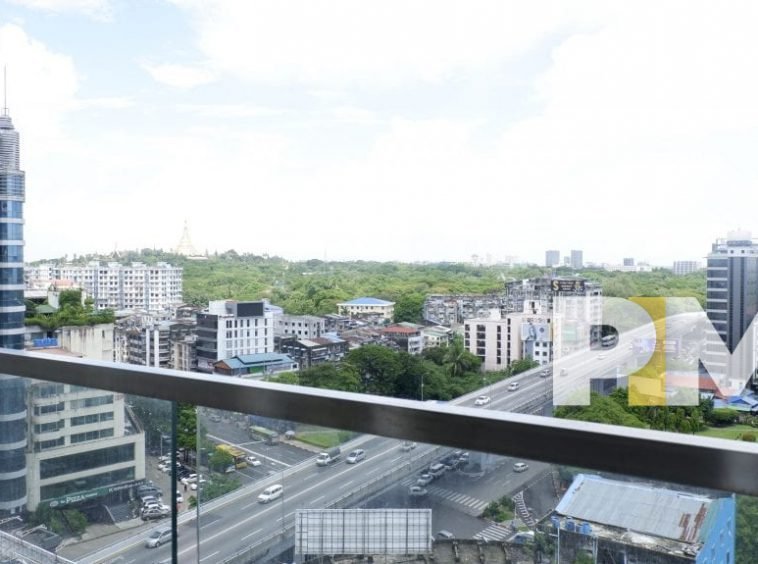 view of sanchaung from condo in yangon