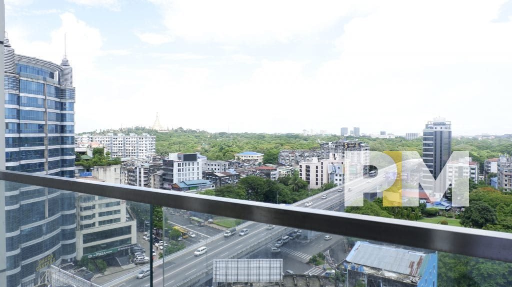 view of sanchaung from condo in yangon