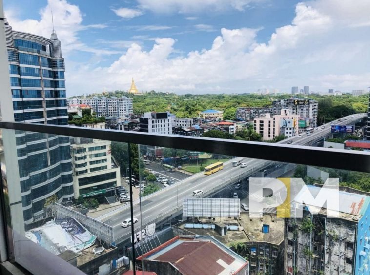 view of sanchaung from yangon apartment