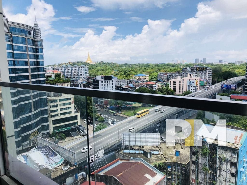 view of sanchaung from yangon apartment