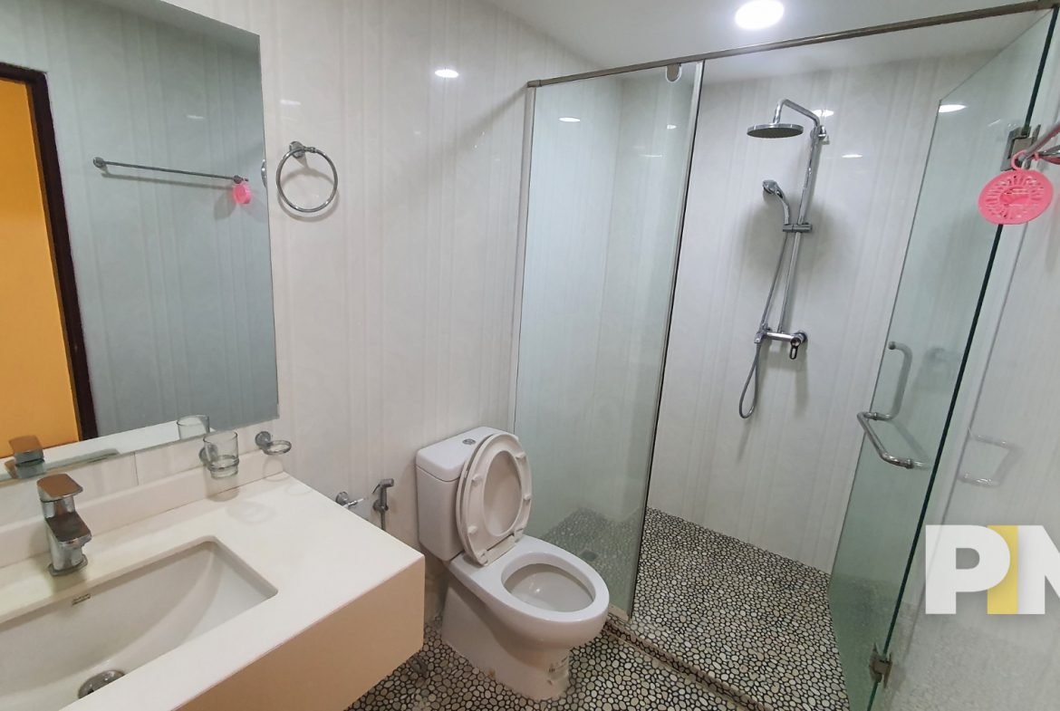 bathroom - condo for rent in yangon