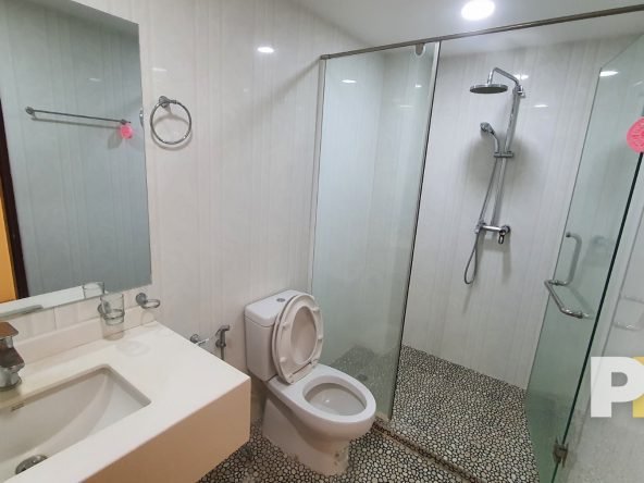 bathroom - condo for rent in yangon