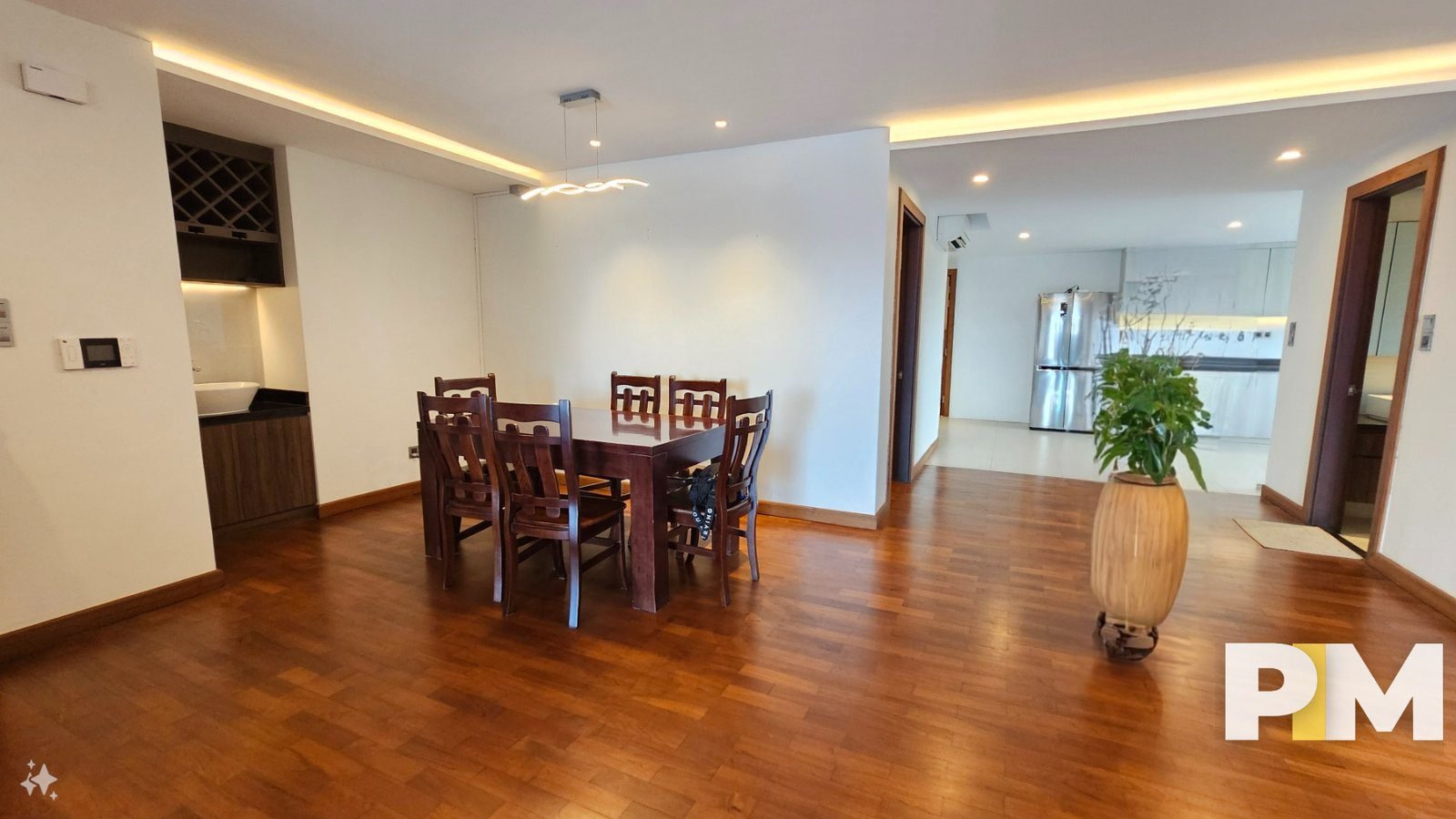 Sanchaung Condo for rent in Yangon Livingroom