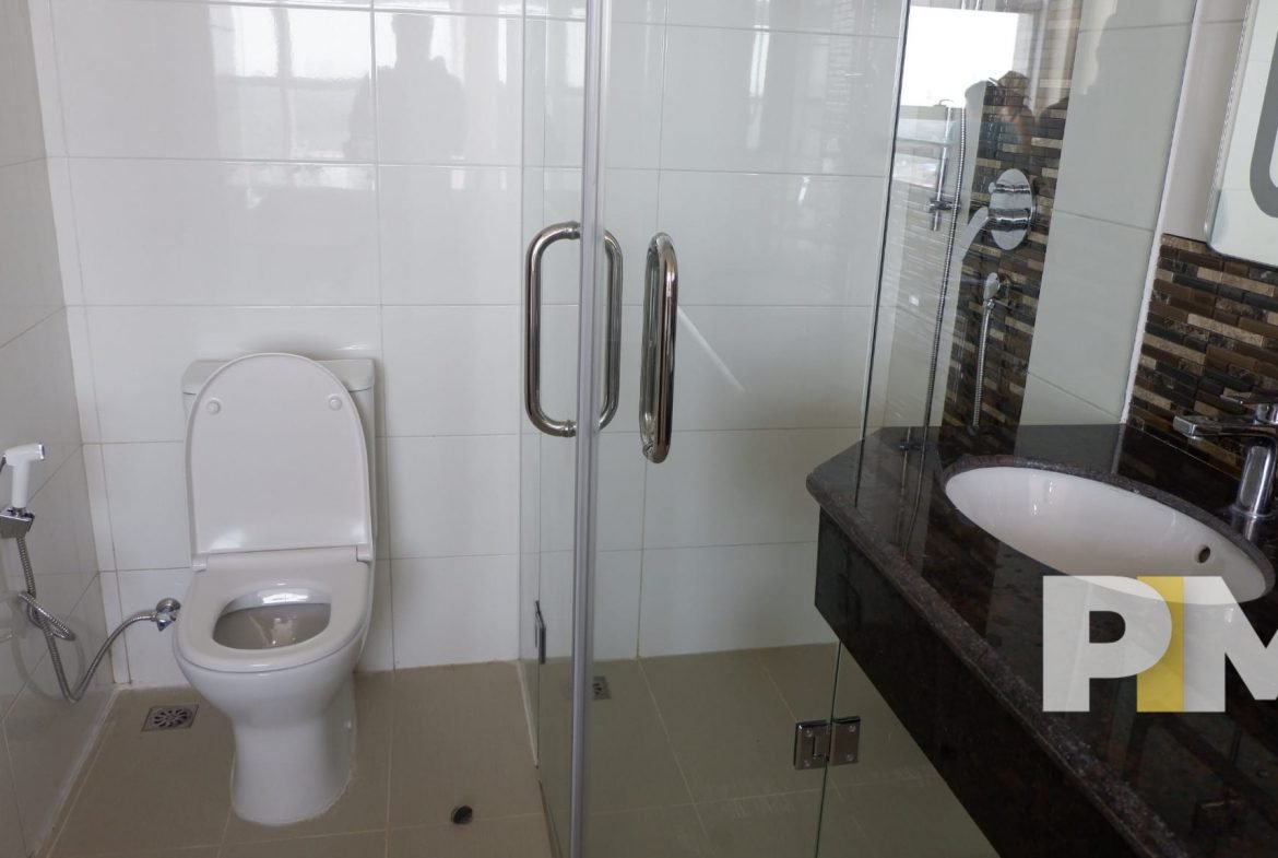 bathroom - condo for rent in yangon