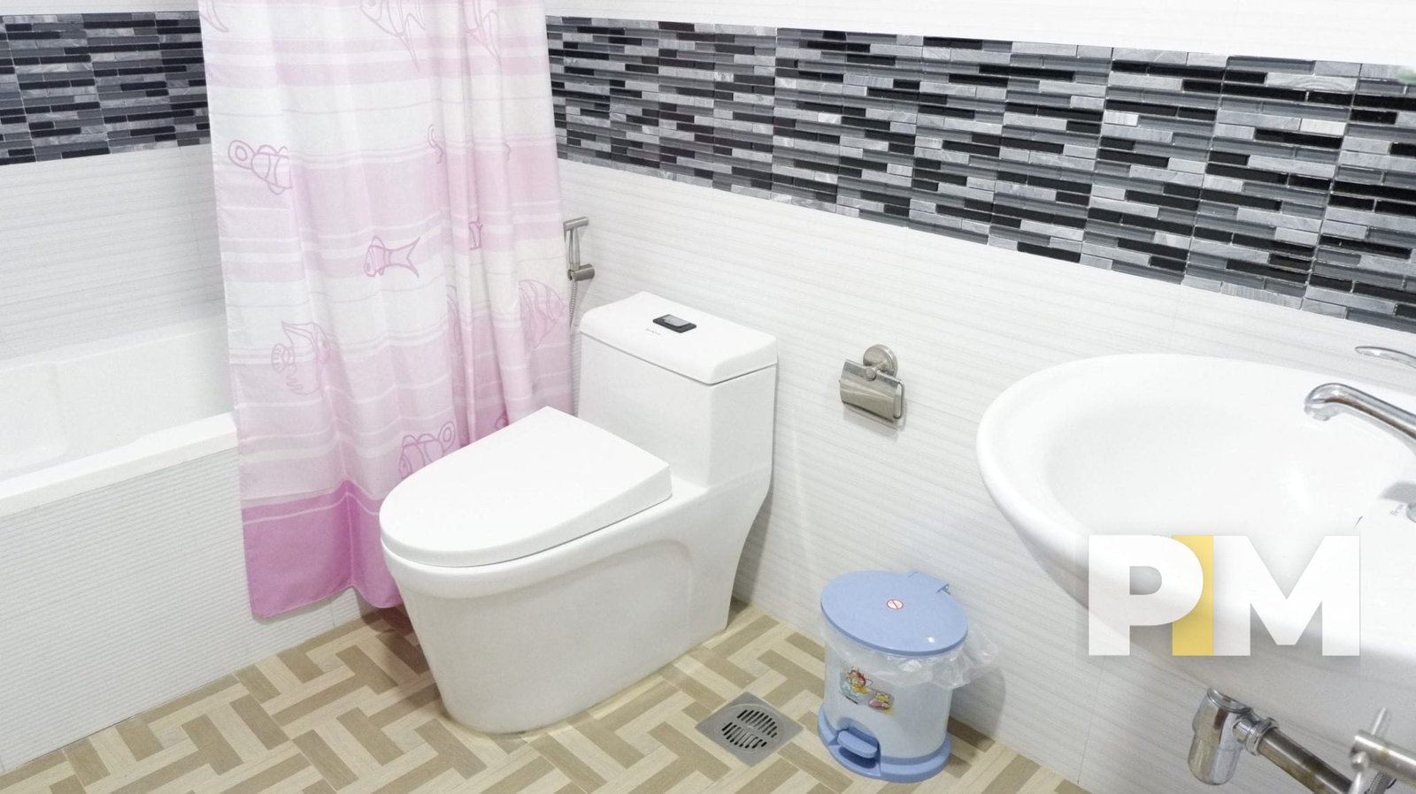 bathroom with bath - properties in myanmar