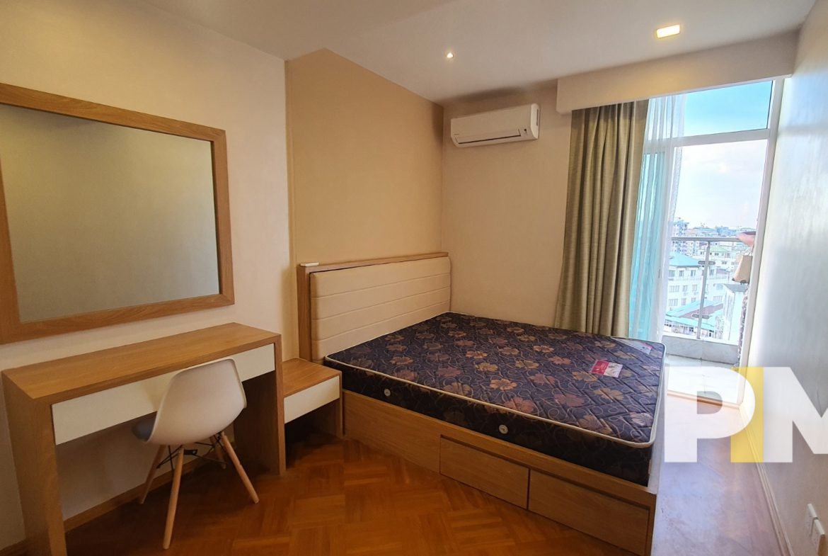 bedroom - apartment for rent in sanchaung garden