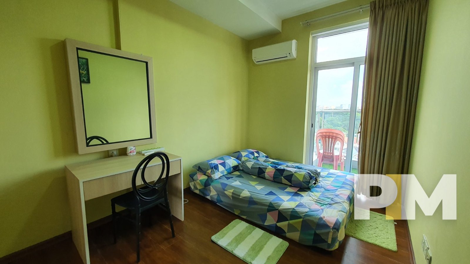 bedroom - apartment for rent in yangon