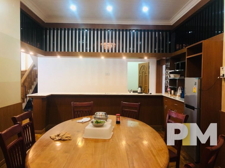 dining area - house for rent in yangon