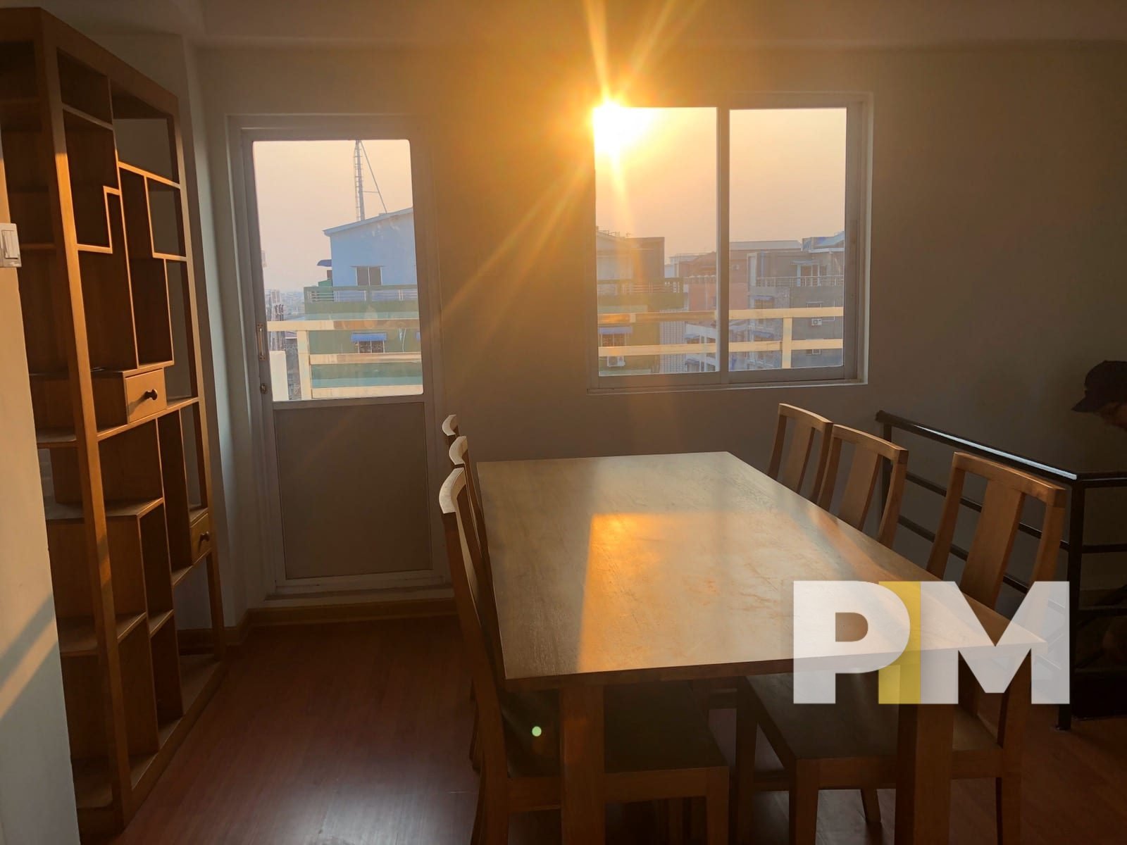 dining room - penthouse for rent in yangon