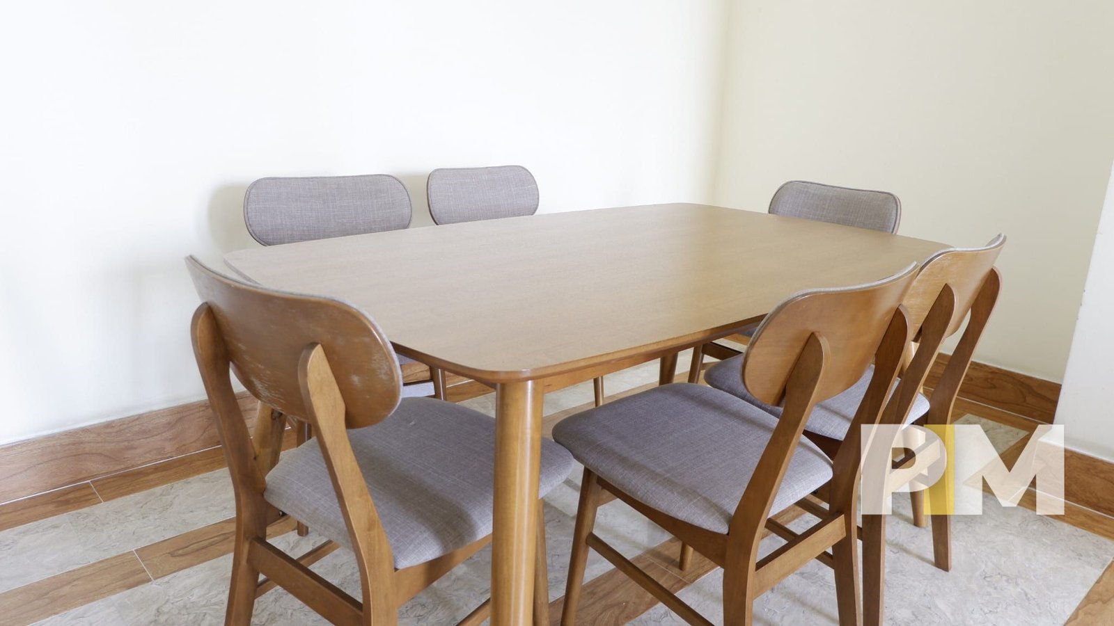 dining table and chairs - apartment for rent in myanmar