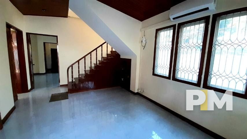 downstairs lobby area - yangon real estate