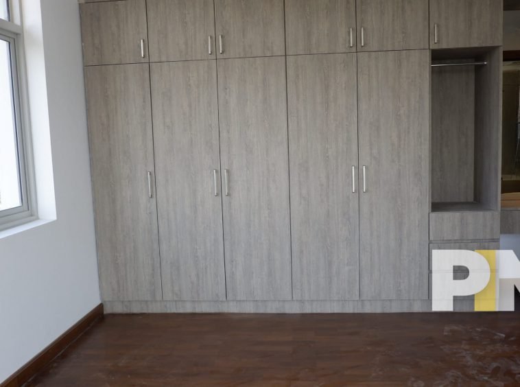 full length wardrobes in apartment for rent in myanmar