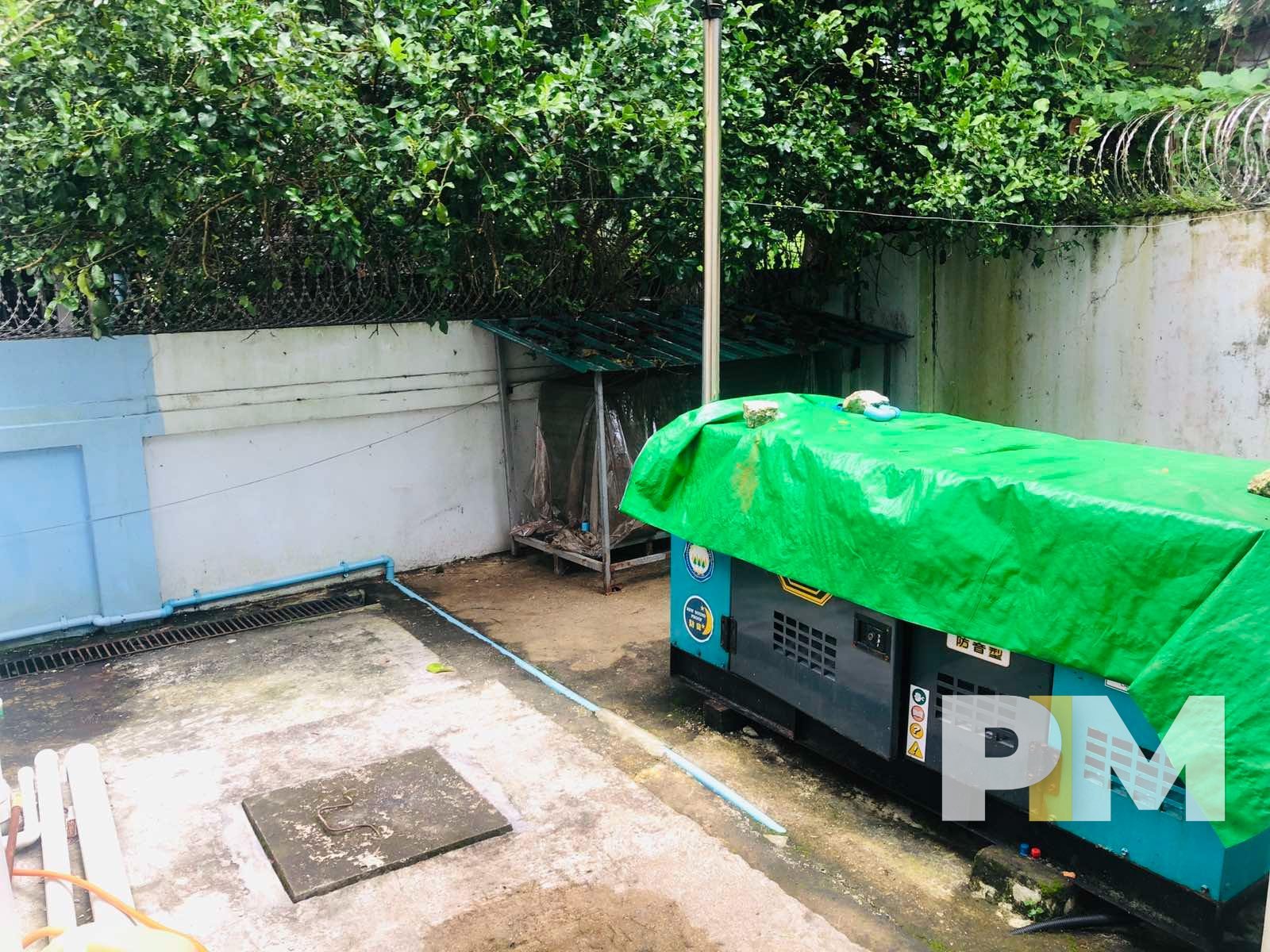 generator behind house for rent in myanmar