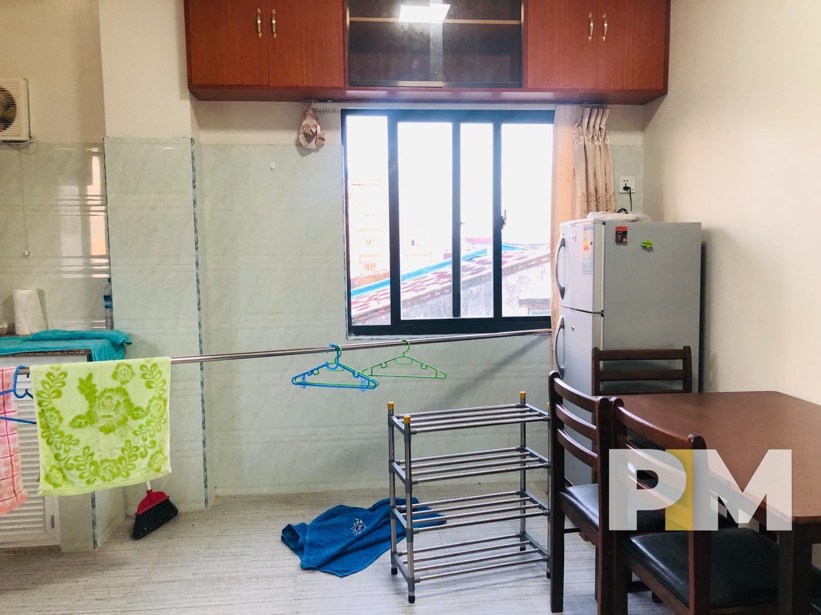 kitchen in apartment for rent in yangon