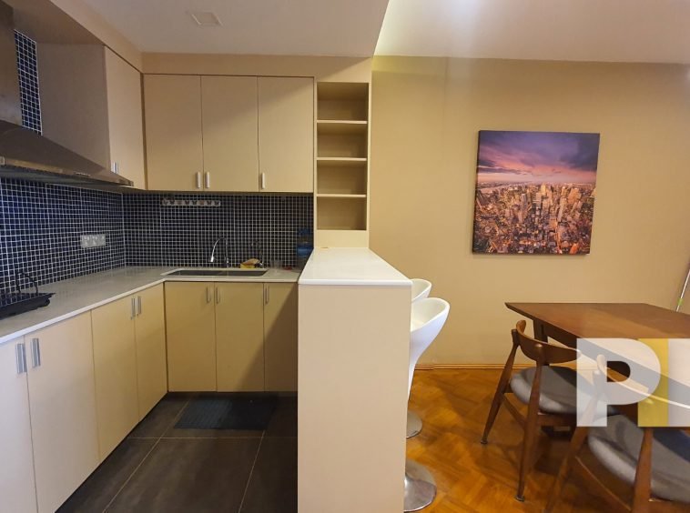 kitchen island - apartments for rent in yangon