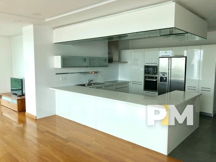 kitchen - penthouse for rent in myanmar
