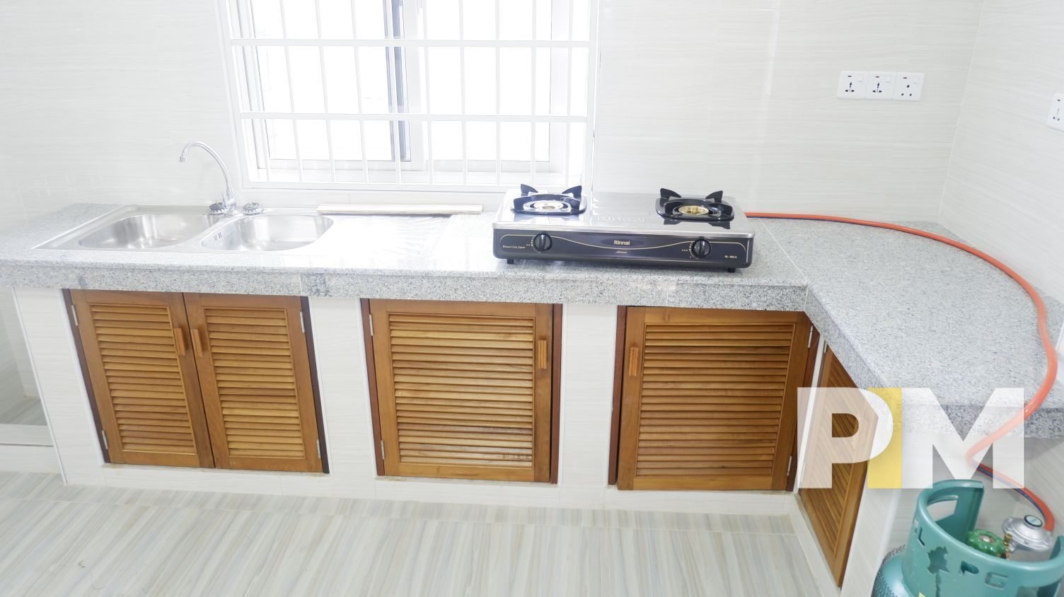 kitchen with gas stove - property in myanmar