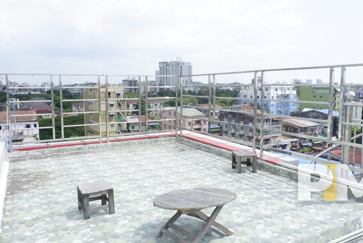 large terrace in yangon for rent