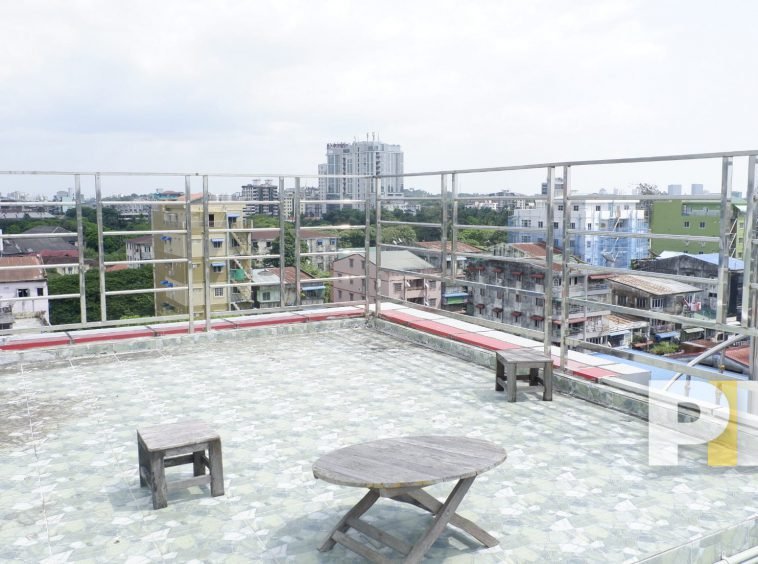 large terrace in yangon for rent