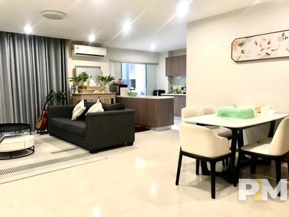living room - myanmar real estate