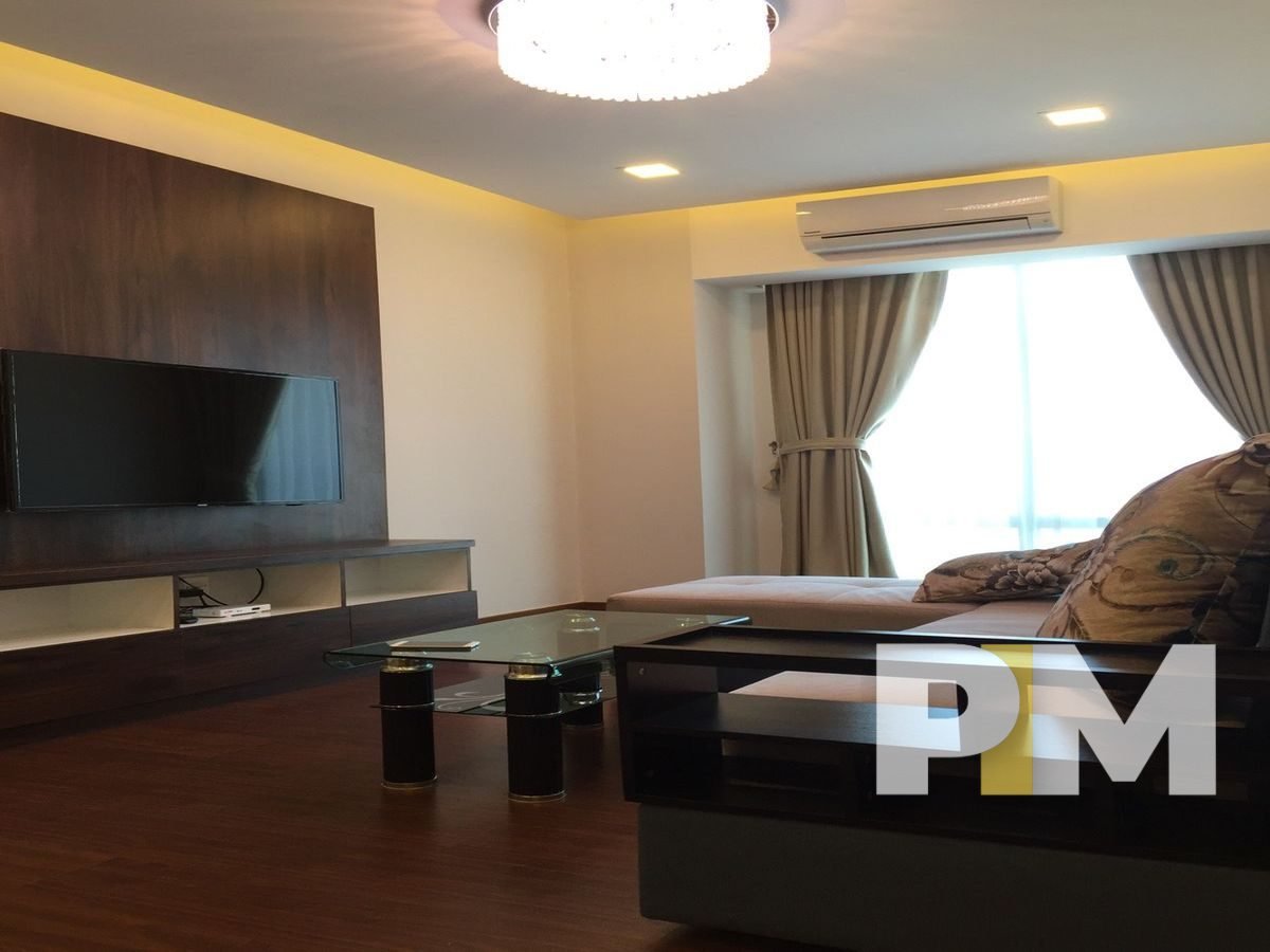 living room - apartment for rent in myanmar