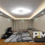 living room - apartment for rent in yangon