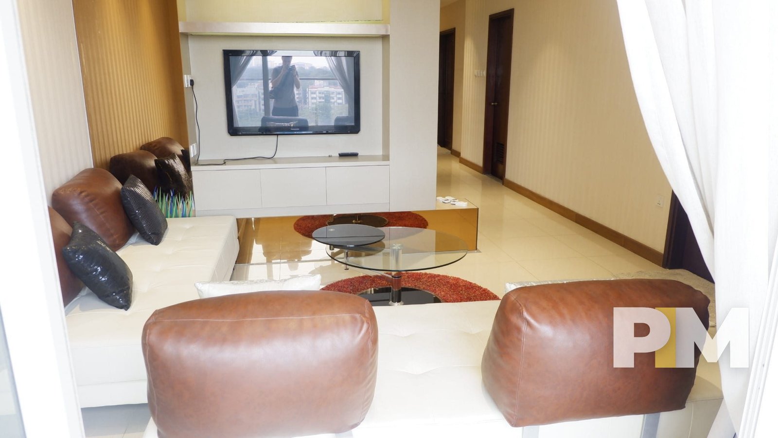 living room - condo for rent in myanmar