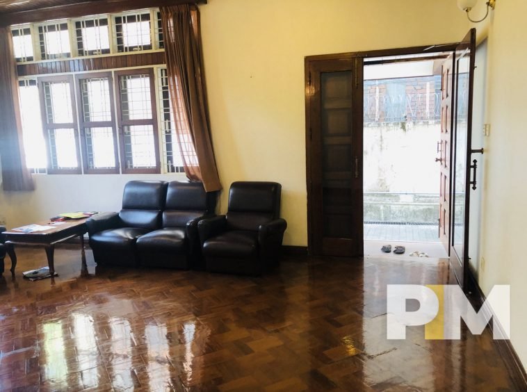 living room - house for rent in yangon