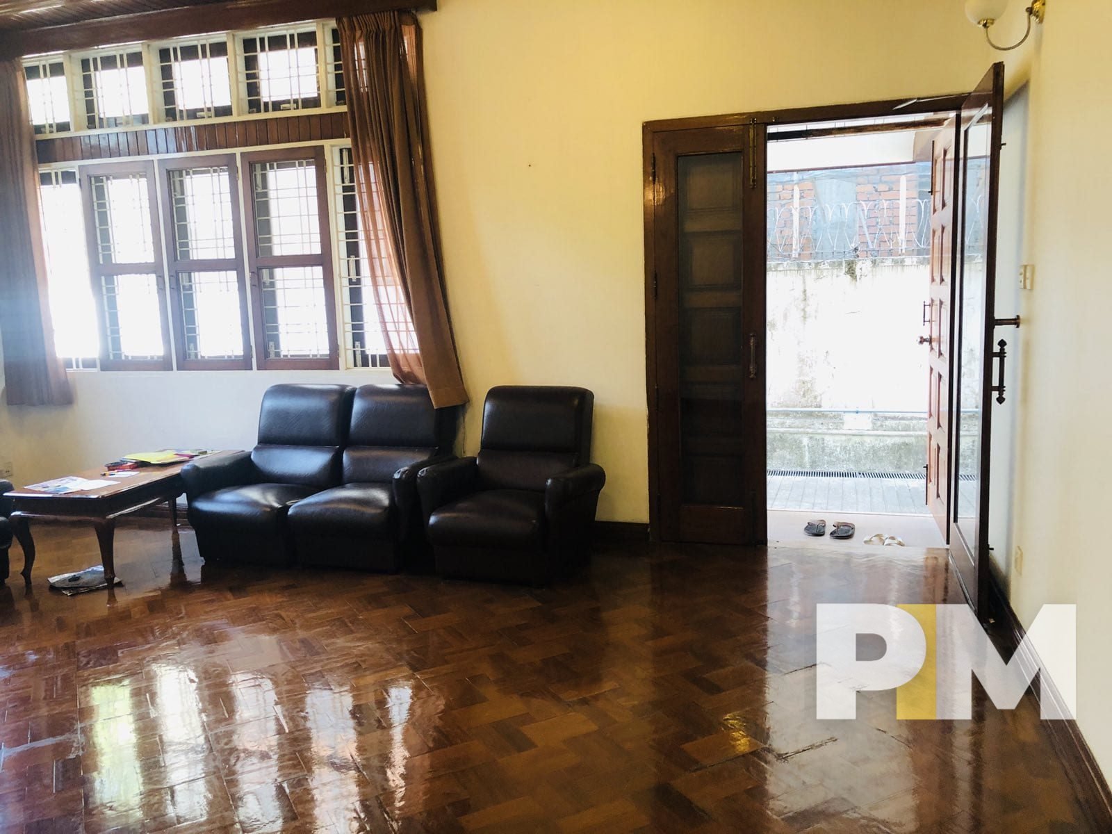 living room - house for rent in yangon