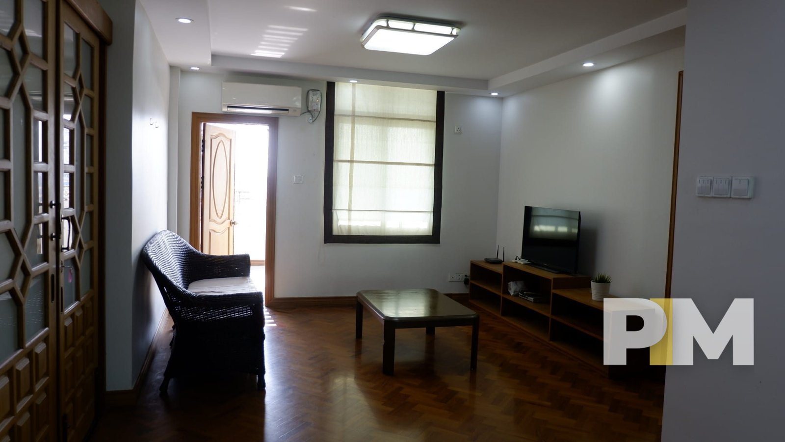 living room - penthouse for rent in myanmar