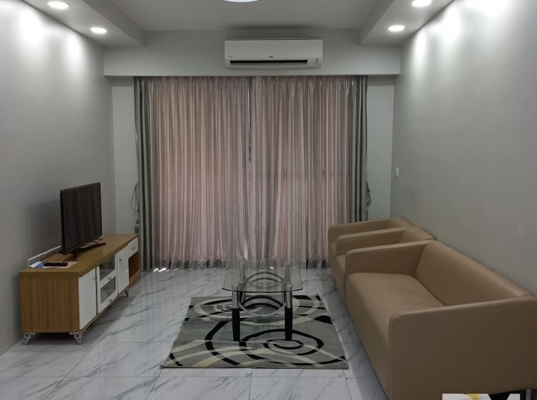 living room - properties in yangon