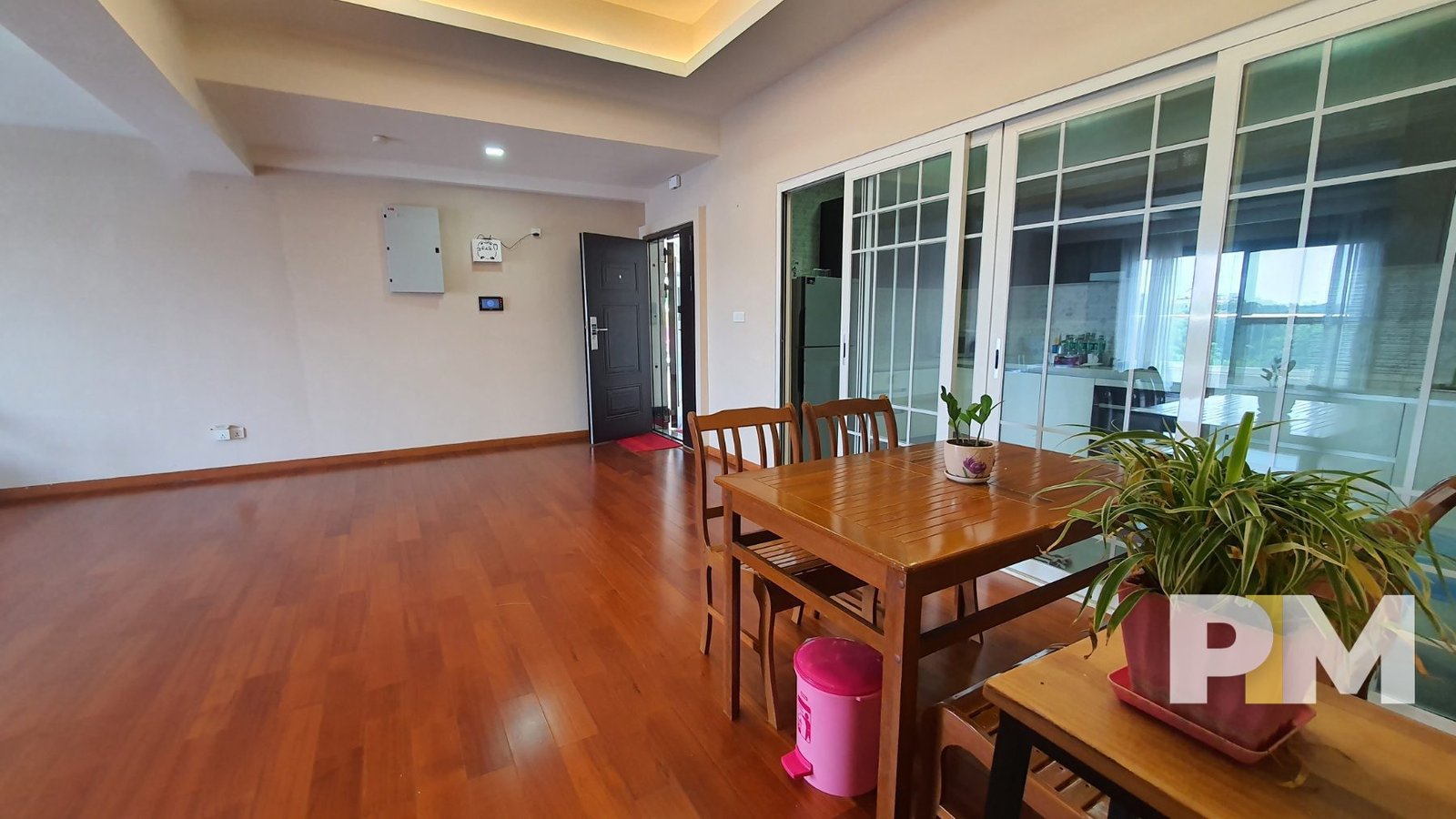 living room - properties in yangon