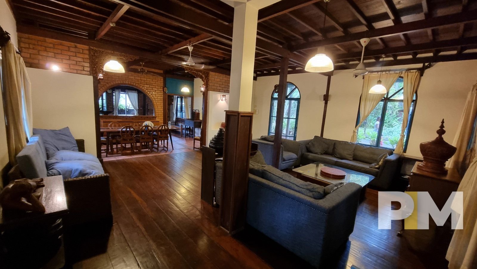living room- properties in yangon