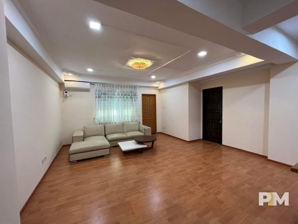 living room - properties in yangon
