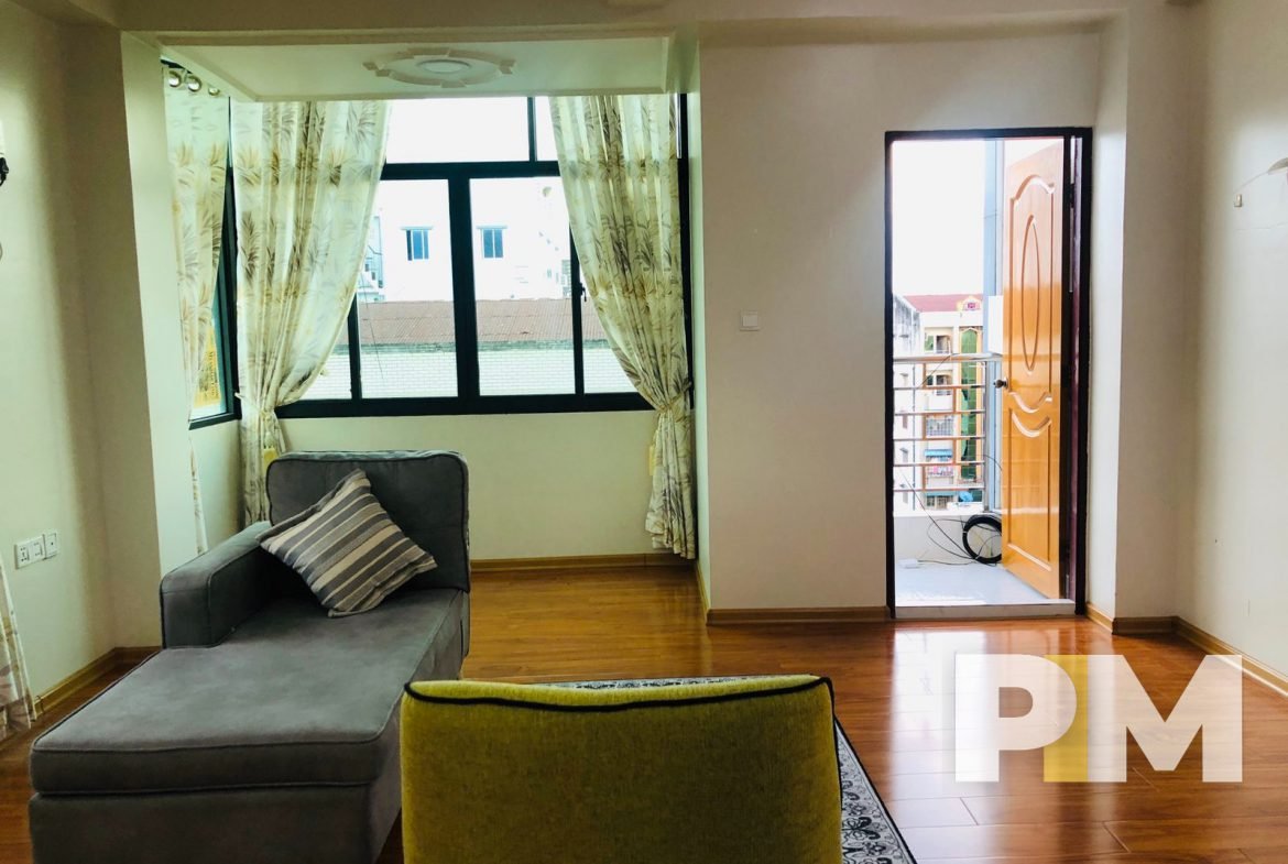 living room - property for rent in yangon