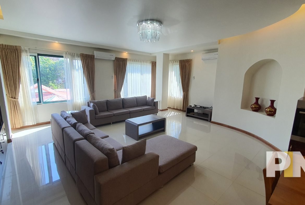 living room- myanmar real estate