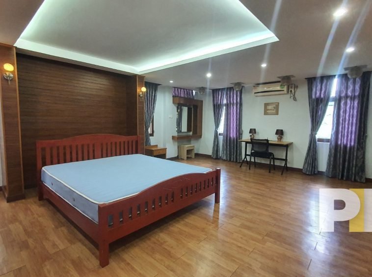 master bedroom - house for rent in myanmar