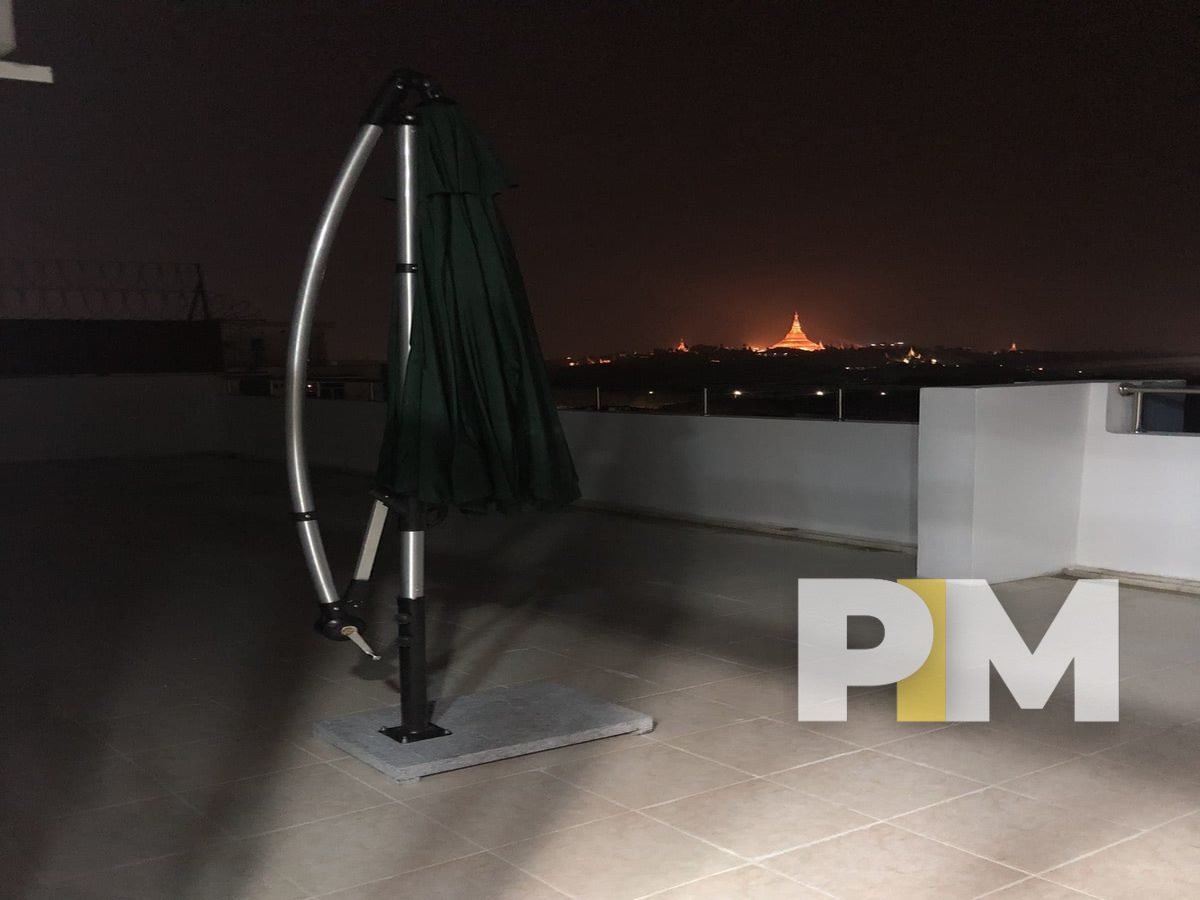 rooftop - penthouse for rent in yangon