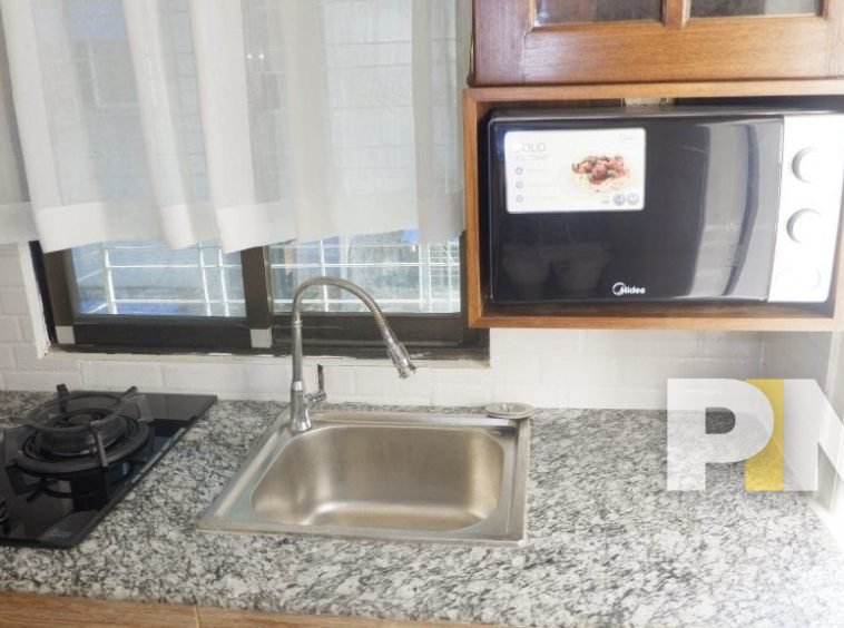 sink in apartment for rent in sanchaung